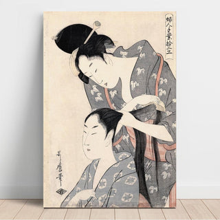 Coiffeuse - Kitagawa Utamaro | Reproduction Tableau Décoration murale affiche copie