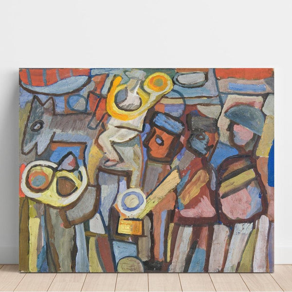 Reproductie van het schilderij compositie met parade - Sasza Blonder