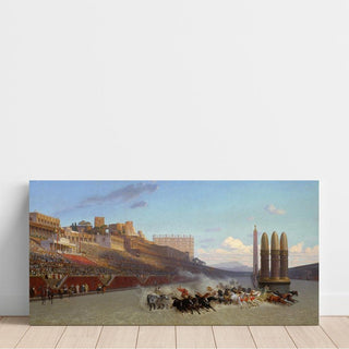 Course de chariots - Jean-Léon Gérôme | Reproduction Tableau Décoration murale affiche copie