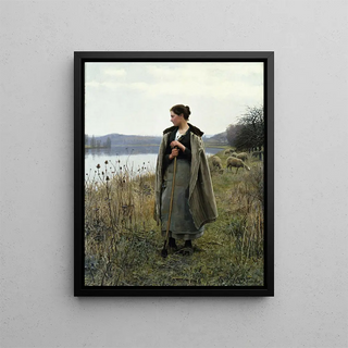 Daniel Ridgway Knight - The Shepherdess Of Rolleboise.webp