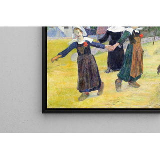 Danse Bretonne des Filles à Pont Aven par Paul Gauguin | Reproduction Tableau Décoration murale affiche copie