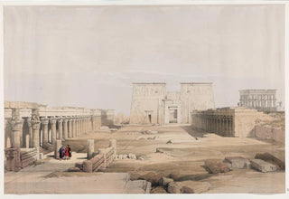 David Roberts - Grand approach to the Temple of Phil Nubia.webp