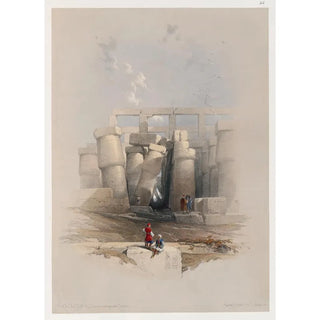 David Roberts - Part of the hall of columns at Karnak Thebes.webp