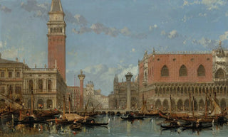 David Roberts - Piazza of St Mark from the Canal Venice.webp