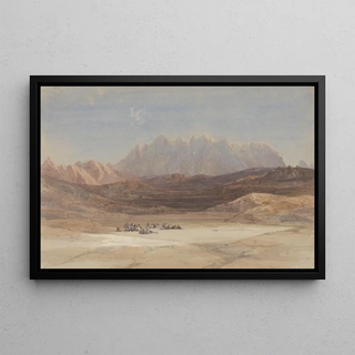 David Roberts - The Plain of El Raheh Mount Sinai.webp