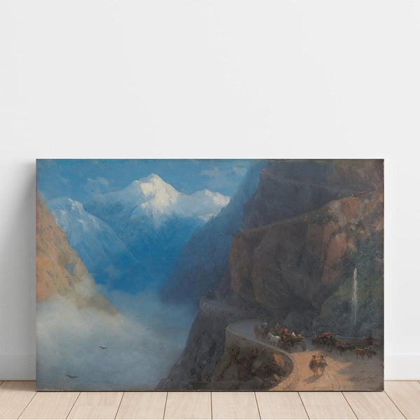 Reproductie van het schilderij Mleta à Gudauri - Ivan Konstantinovich Aivazovsky