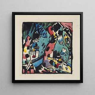 Design pour la gravure sur bois Archer - Wassily Kandinsky