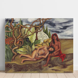 Dos Desnudos en el Bosque La Tierra Misma - Frida Kahlo | Reproduction Tableau Décoration murale affiche copie
