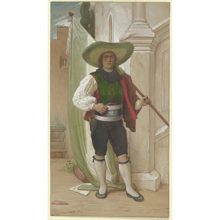 Eduard von Steinle - Tiroler Fahnentrger beim Winzerfest.webp