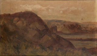 Edward Mitchell Bannister - Untitled landscape with rocks.webp