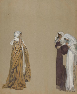 Edwin Austin Abbey - Study Three figures.webp