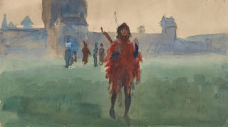 Edwin Austin Abbey - Study for Wandering Minstrel.webp