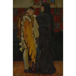 Edwin Austin Abbey - The King to the Prince of Wales Thou shalt have charge and sovereign trust herein King Henry IV Part I Act III Scene II.webp