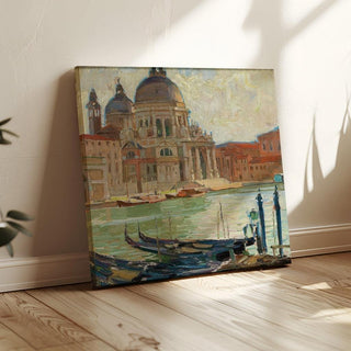 Église de Venise - Carl Moll | Reproduction Tableau Décoration murale affiche copie