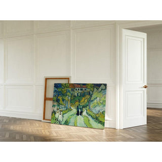 Escalier à Auvers - Vincent van Gogh | Reproduction Tableau Décoration murale affiche copie