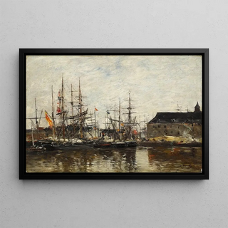 Eugne Boudin - Anvers Troismats quai.webp