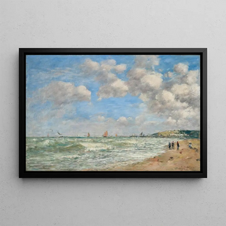 Eugne Boudin - Deauville la plage mare montante.webp