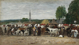 Eugne Boudin - Fair in Brittany.webp