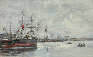 Eugne Boudin - Le Havre Le Port.webp