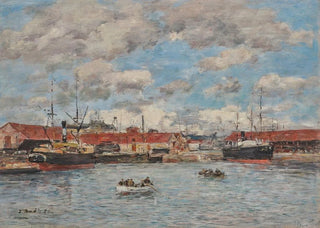 Eugne Boudin - Le Havre le bassin des docks.webp