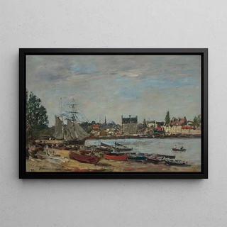 Eugne Boudin - Paimpol port et ville.webp