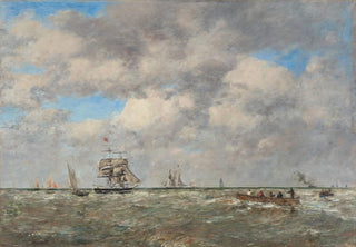 Eugne Boudin - Pleine mer Les lamaneurs.webp
