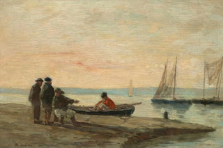 Eugne Boudin - Port aux environs dHonfleur.webp