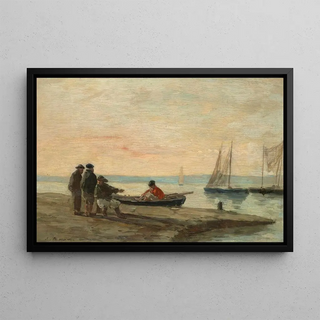 Eugne Boudin - Port aux environs dHonfleur.webp