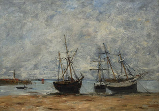 Eugne Boudin - Portrieux le port mare basse.webp