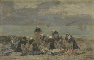 Eugne Boudin - Women Washing Clothes at tretat.webp