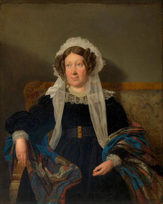 Ferdinand Georg Waldmller - Josefine Schwartz von Mohrenstern geb Vicomtesse Goupy de Quabeck.webp