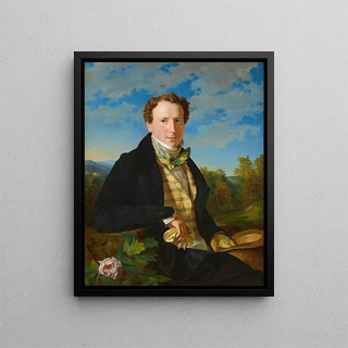 Ferdinand Georg Waldmller - Selbstportrt in jungen Jahren.webp