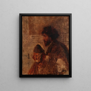 Ferdinand Heilbuth - Study of a head.webp