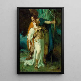 Ferdinand Leeke - Wotans Farewell To Brunhilde.webp