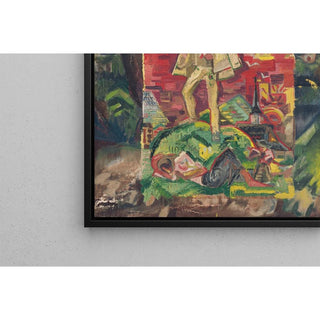 Figure symbolique d'un homme en costume folklorique - Arnold Peter Weisz-Kubínčan | Reproduction Tableau Décoration murale affiche copie