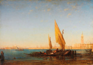 Flix Ziem - Venice a Scene with Boats.webp