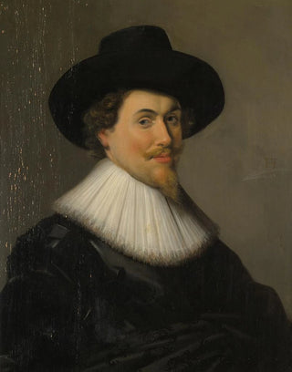 Follower of Frans Hals - Portrait of A Man In Black.webp