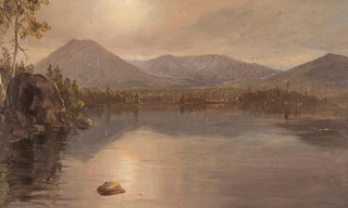 Frederic Edwin Church - Mounts Katahdin and Turner from Lake Katahdin Maine.webp