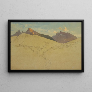 Frederic Edwin Church - The Watzmann near Berchtesgaden Bavaria.webp