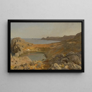 Frederic Leighton - St Pauls Bay At Lindos Rhodes.webp