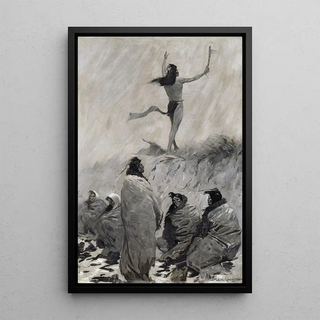 Frederic Remington - The Fire Eater Raised His Arms To The Thunder Bird.webp