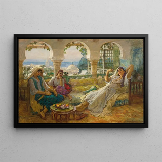 Frederick Arthur Bridgman - On The Terrace.webp