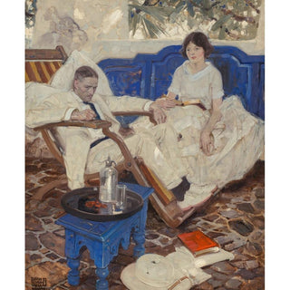 Gad, dit Heseltine à Peril, si le docteur peut seulement me maintenir en vie assez longtemps - Dean Cornwell | Reproduction Tableau Décoration murale affiche copie