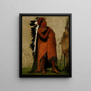 George Catlin - EHeeADuckCeA He Who Ties His Hair Before.webp