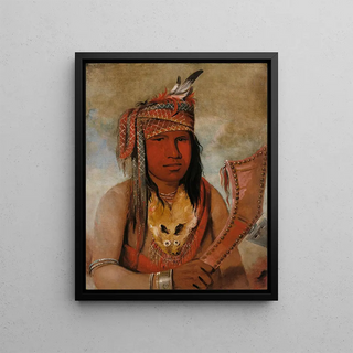 George Catlin - IAnBeWahDick Male Caribou a Brave.webp