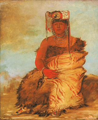 George Catlin - LaKeTooWiRSha Little Chief a Tapage Pawnee Warrior.webp