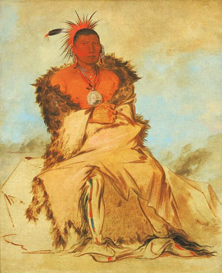 George Catlin - LooRWeReCoo Bird That Goes To War a Tapage Pawnee.webp