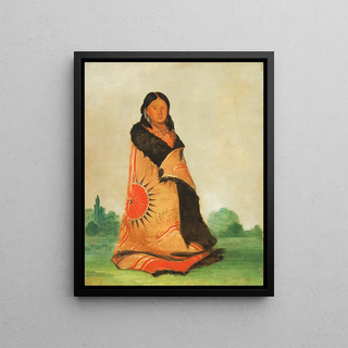 George Catlin - MongShngSha Bending Willow Wife of Great Chief.webp