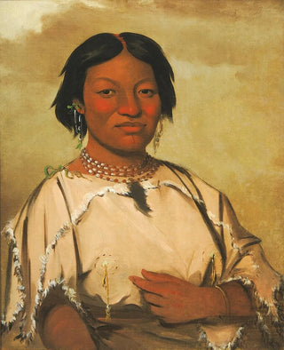 George Catlin - OJeEnHeA Woman Who Lives In a Bears Den.webp