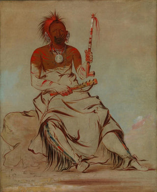 George Catlin - TeAhKeRaLeReCoo The Cheyenne a Republican Pawnee.webp